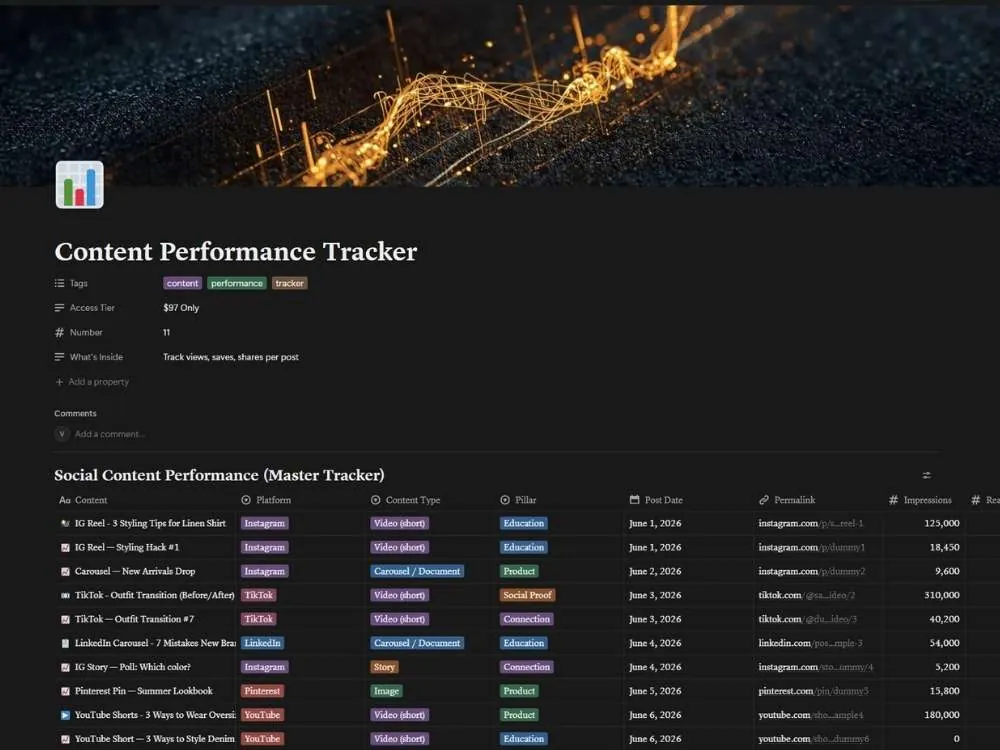 Performance Tracker
